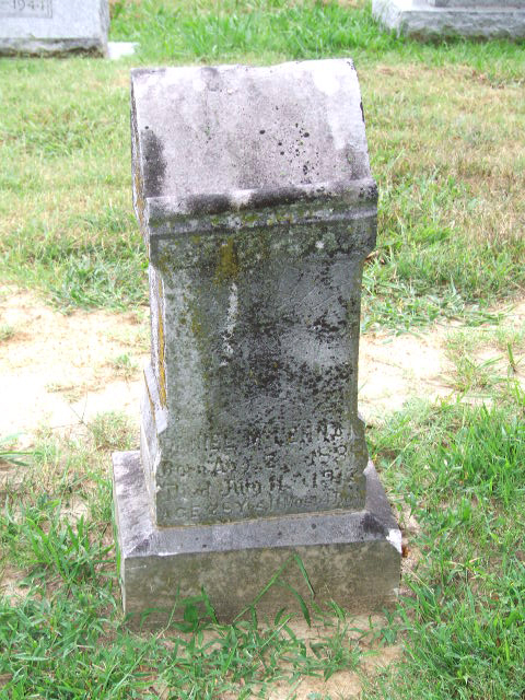 Photo of headstones/Daniel McLennan d 1917 hdstn Clopton cem Tipton TN